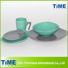 Ceramic Dinner Set with 7 Shape Mug